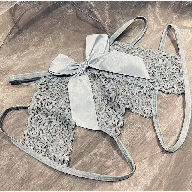 G String Wanita Transparan Celana Dalam Wanita T-Back Busur berongga Low Waist 231