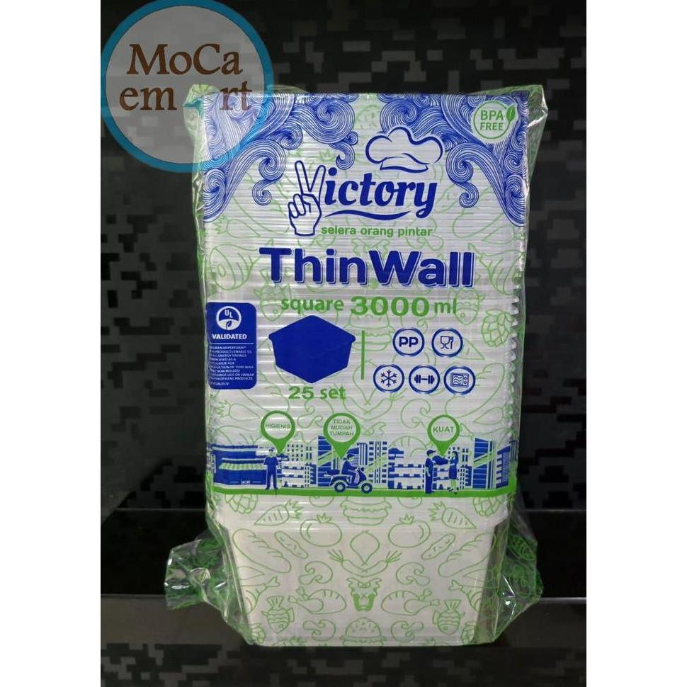 Thinwall 3000ml / Food Container 3000ml / Kotak Makanan 3000ml