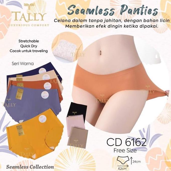 TALLY Celana dalam Wanita bahan Seamless 6162 Cd Seamless fit to L-XL