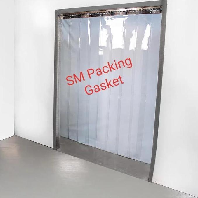 '' TIRAI PVC STRIP CURTAIN PUTIH ( TIRAI PLASTIK PUTIH CUSTOM ) ''