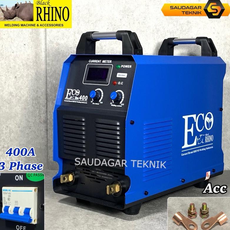Mesin Las Rhino ECO 400A 3 Phase Inverter Las MMA Rhino ECO 400 A 3 PH