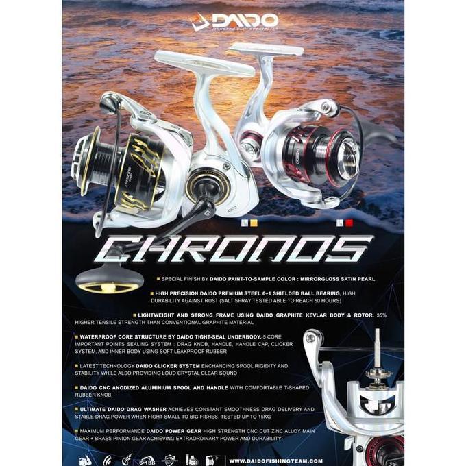 REEL POWER HANDLE DAIDO CHRONOS 800-6000 MURAH