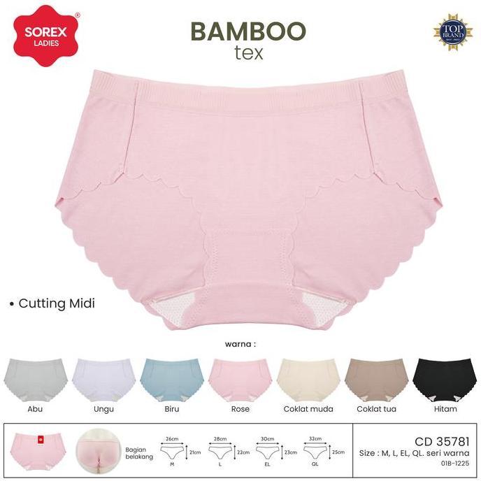 Sorex CD Midi Wanita Bamboo Tex ( Viskosa ) CD 35781