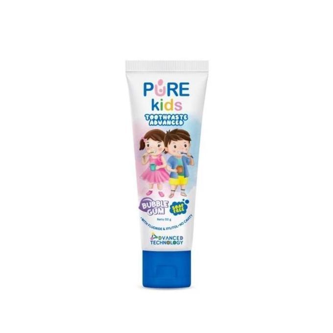 Bybsand- Pure Kids Toothpaste Advanced With Fluoride & Xylitol 50 Gr Odol Anak