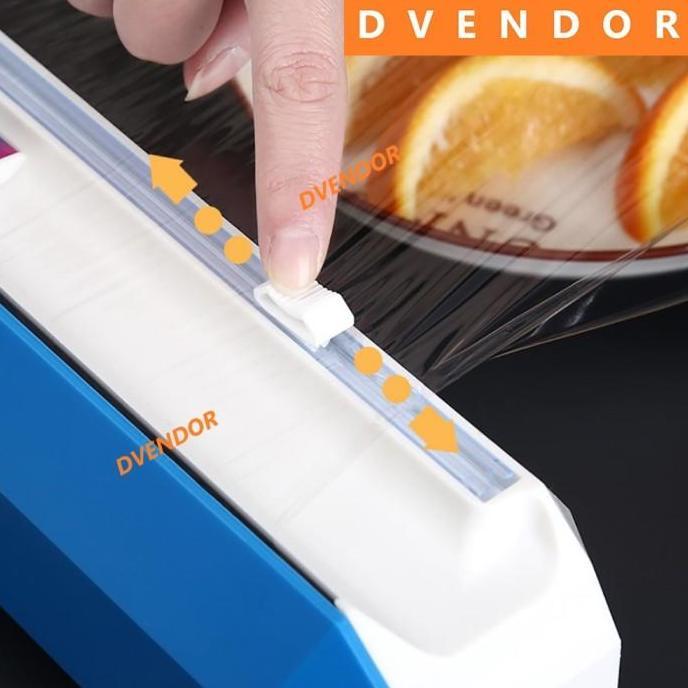 CLING WRAP DISPENSER ALAT TEMPAT PLASTIC WRAPPING SLIDE 300m