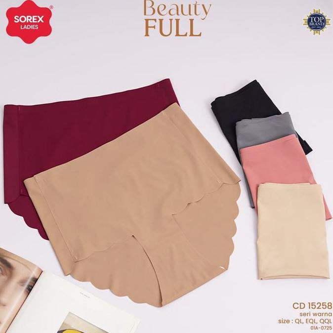 Celana Dalam Seamless Wanita Sorex Besar Jumbo Big Size Polos Tanpa Jahitan Anti Nyeplak Anti Nyepla