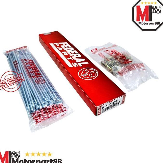 Update JARI JARI VELG JERUJI SPOKE SET FP-10-172 DEPAN WIN SMASH DISC SHOGUN 110 125 TORNADO TRS  FE