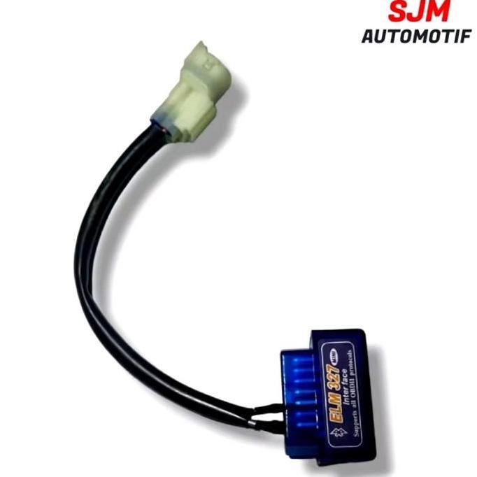 SOKET SET ALAT SCANNER SUPPORT OBD2 DIAGNOSTIC SCAN MINI INJEKSI SCANNER MOTOR YAMAHA DAN HONDA