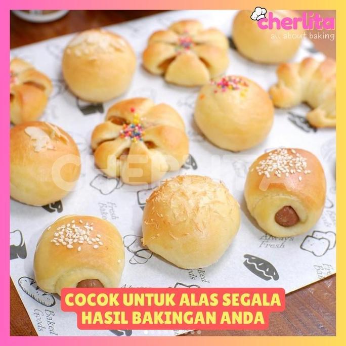 Bisakok- Kertas Nasi Motif Food Wrapper Laminasi Foodgrade Premium