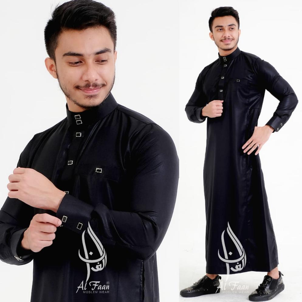 Hemat Promo Jubah Gamis Pria Dewasa Al Faan Terbaru Mewah Premium