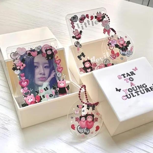 HARD BOX PHOTOCARD LOMOCARD STORAGE BOKS STATIONERY ALAT TULIS ANAK WADAH PC TEMPAT PENYIMPANAN KPOP