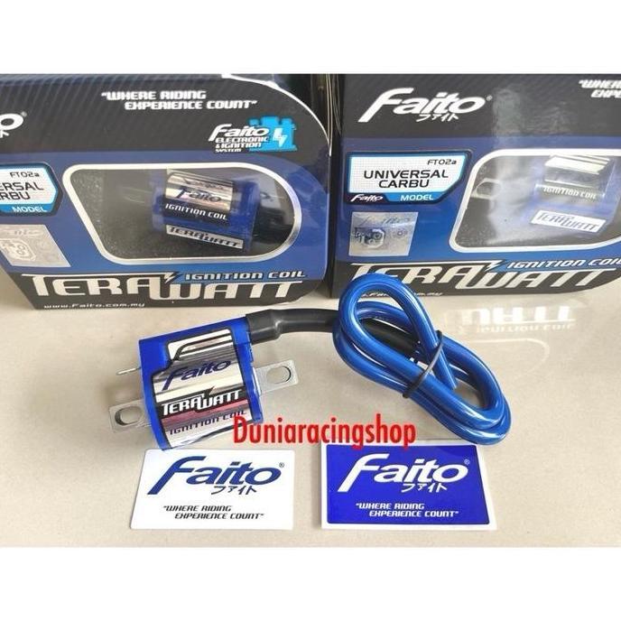 DE17 - Koil Racing FAITO Universal Coil FAITO untuk motor Karbu Karburator motor injeksi Koil Faito 