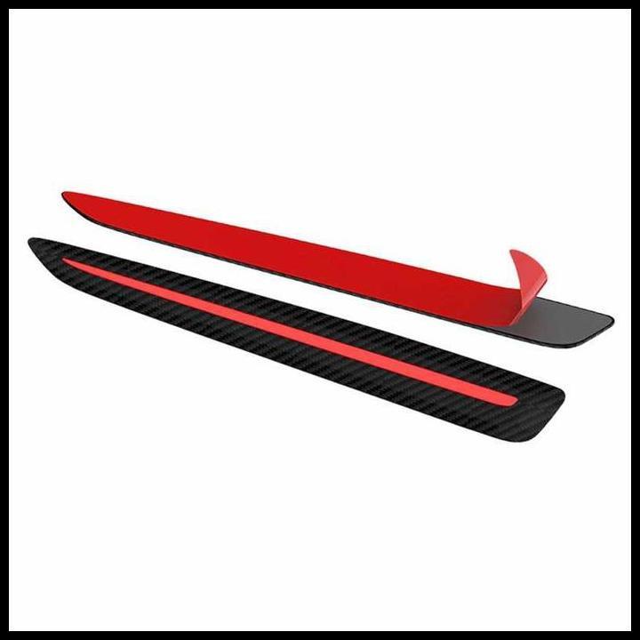 TERLARIS LIS BUMPER GUARD MOBIL ALL NEW COROLLA CROSS CARBON LIS MERAH