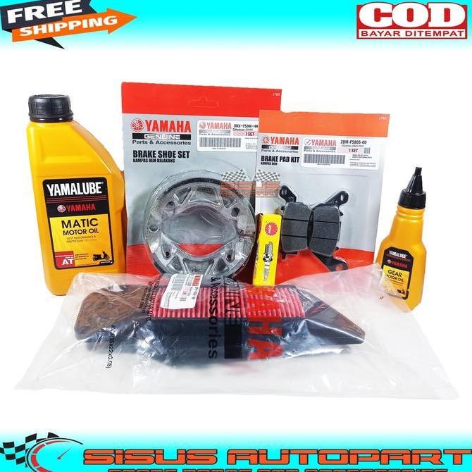 DV262 >> PAKET SERVICE MIO M3 MIO Z MIO GT 125 SOUL GT 125 XRIDE 125 FINO 125 / PAKET KAMPAS REM OLI