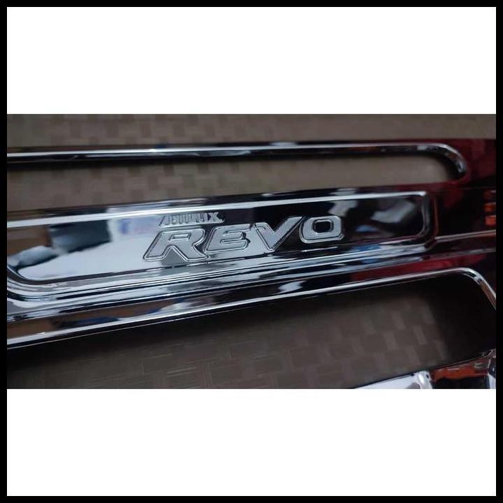 TERMURAH OUTER BELAKANG MOBIL HILUX REVO FULL CHROME 