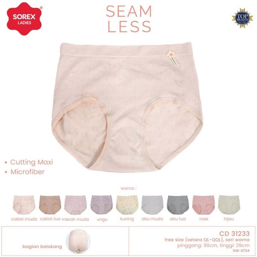Sorex Cd Fashion Wanita Maxi Seamless Jumbo (Setara Size QL-QQL) CD 31233 31252