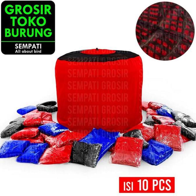 SEMPATI GROSIR Kerodong Sangkar Ayam Bulat Ekonomis Isi 10 Pcs Krodong Kandang Kurungan Ayam Jago La