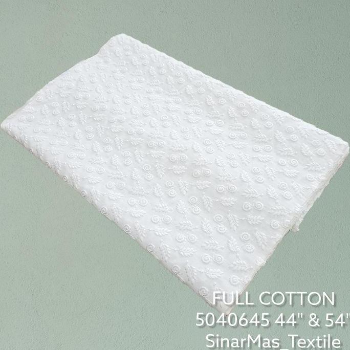 Kain Grosir Mukena Mewah Muslim Hijab NEW KATUN BORDIR 1=16yards