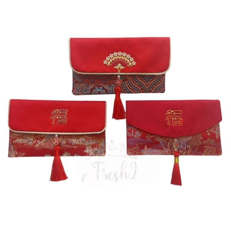 grosir angpao imlek kain / angpao kain / angpao dompet