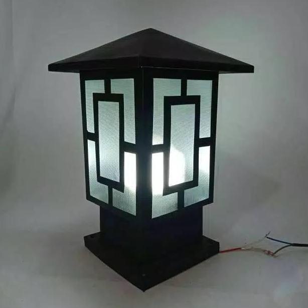 Allthebest- Lampu hias pilar taman bagus minimalis. Lampu unik.