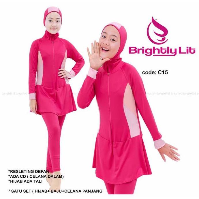Baju Renang Anak Perempuan Muslimah Baju Renang Anak Tanggung Muslim