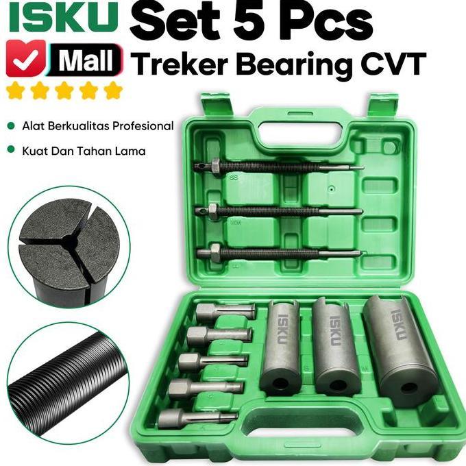 Treker Bearing CVT Set 5 Pcs Alat Cabut Laher Dalam Internal Bearing Puller Motor Matic