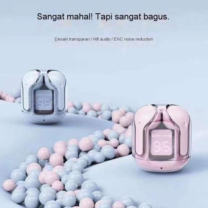 Bisakoya- CodAir31 Wireless Led Headset Menampilkan Suara Hifi Yang Transparan Stereo Bass Speaker B