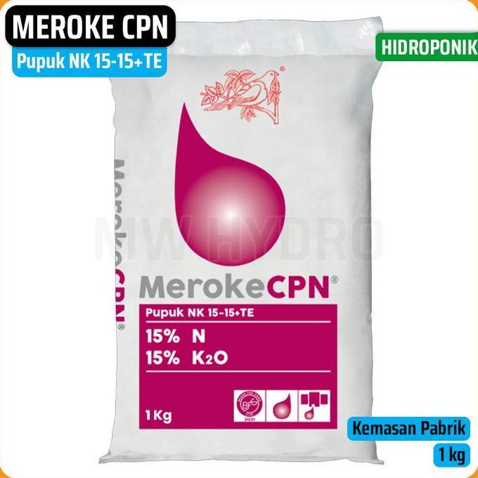 Meroke CPN, 1 Kg | Pupuk NK 15-15+TE, Potasium Nitrat KNO
