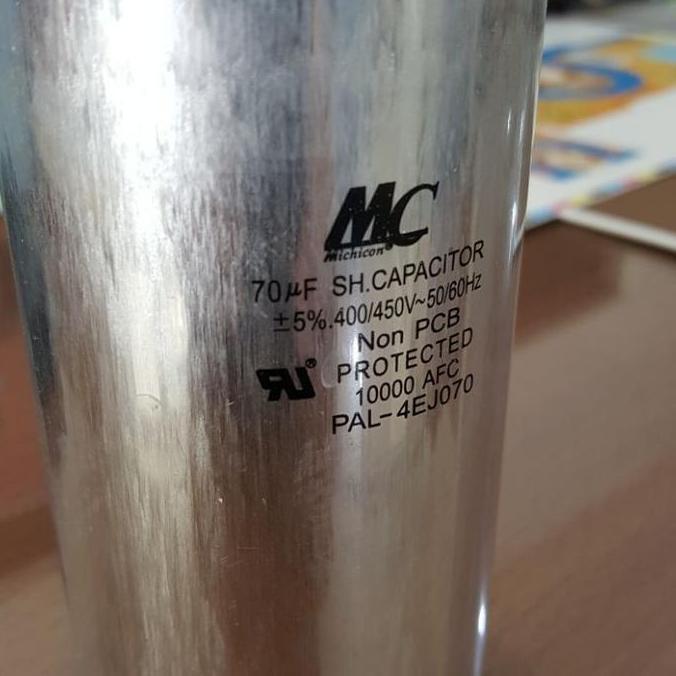Kapasitor 70uf 400/450VAC 70UF 400VAC / 450VAC MC Original 70 UF 450 V READY