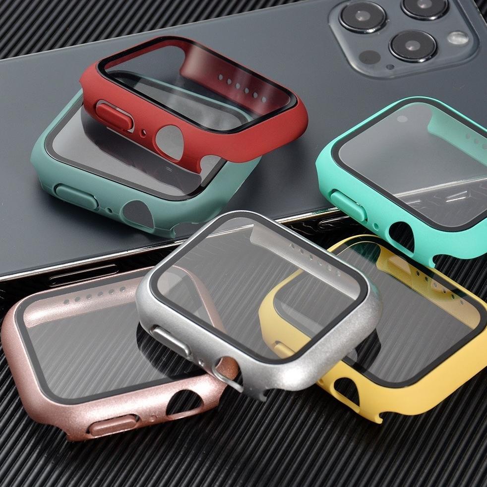 BEST DEALS 2 In1 Tempered Glass with Case for Apple Watch Ultra 3 2/Ultra 49mm IWatch Model 40 41mm 