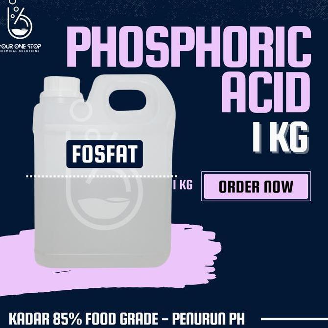 Medikit- Asam Fosfat / H3Po4 / Phosphoric Acid Food Grade 85% 1 Kg
