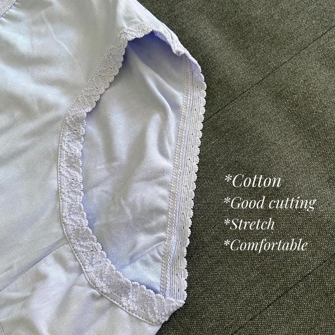 Murah [6Pcs] Celana Dalam Yadaili Renda 613 Original | Cd Perempuan Katun | Cd Yadaili Polos Katun