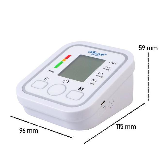 Medikit- Omicron Digital Tensimeter Zk-B869 - Alat Cek Tekanan Darah Tensi