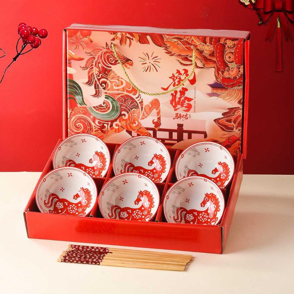 Hampers Imlek China New Year / Mangkok Set Bowl Set / Mangkok Set Imlek  / Hampers Imlek Cod