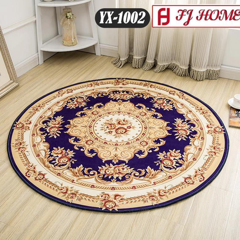 [FJ] Jakarta Baru - Karpet Bulat Motif Diameter Karpet Bulat Aestetik /Karpet Bulat Modern