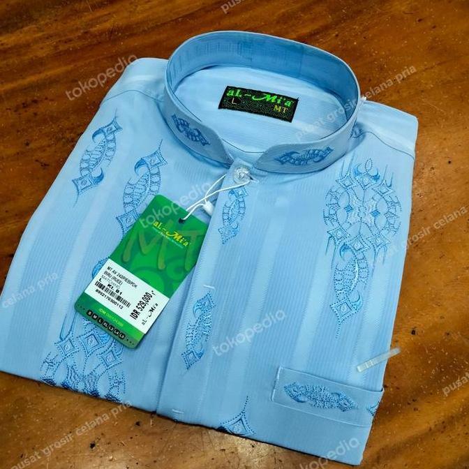 Bagusbanget- Promo Baju Koko Lengan Pendek Al Mia Jumbo Size - Baju Koko Oversize