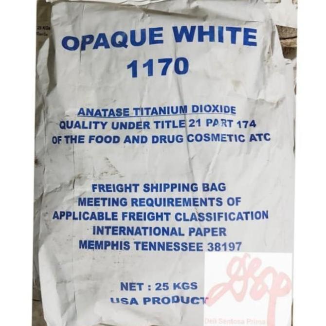 opaque white 1170/ Titanium Dioxide pemutih makanan