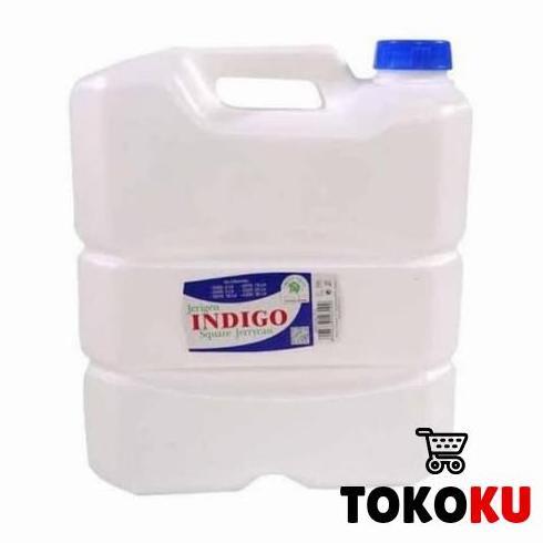 JERIGEN 10 LITER GREEN LEAF/KOMPAN PLASTIK 10 LITER INDIGO GREEN LEAF