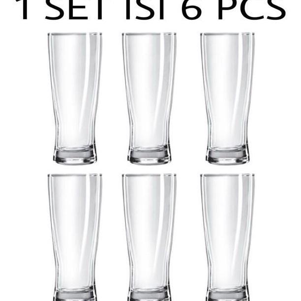 gelas jus beling 6pcs/gelas kaca tinggi porto/gelas cantik