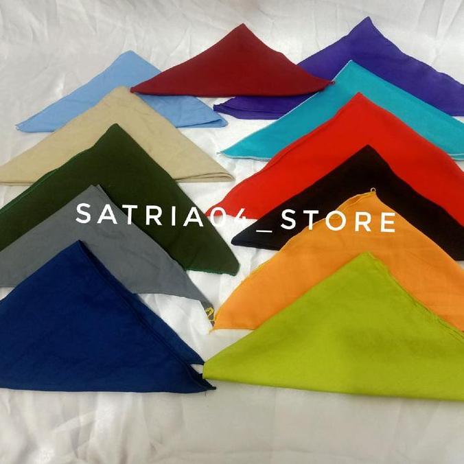 SLAYER POLOS SEGITIGA/SLAYER OSPEK/BANDANA POLOS Termurah