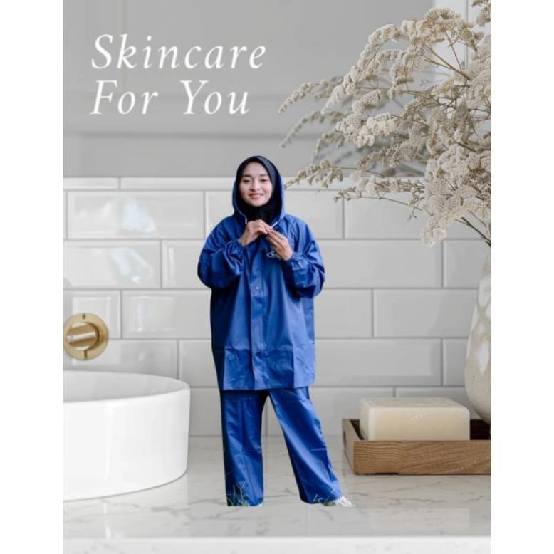 PREMIUM JAS HUJAN SETELAN BAJU CELANA RAIN ORI TEBAL LENTUR