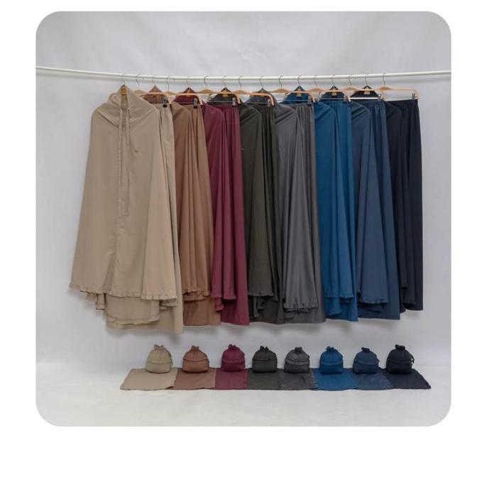 PPM - BIJOU TRAVEL MUKENA (NEW) | Mukena Travel | Mukena Atas Bawah | Mukena Travel Premium