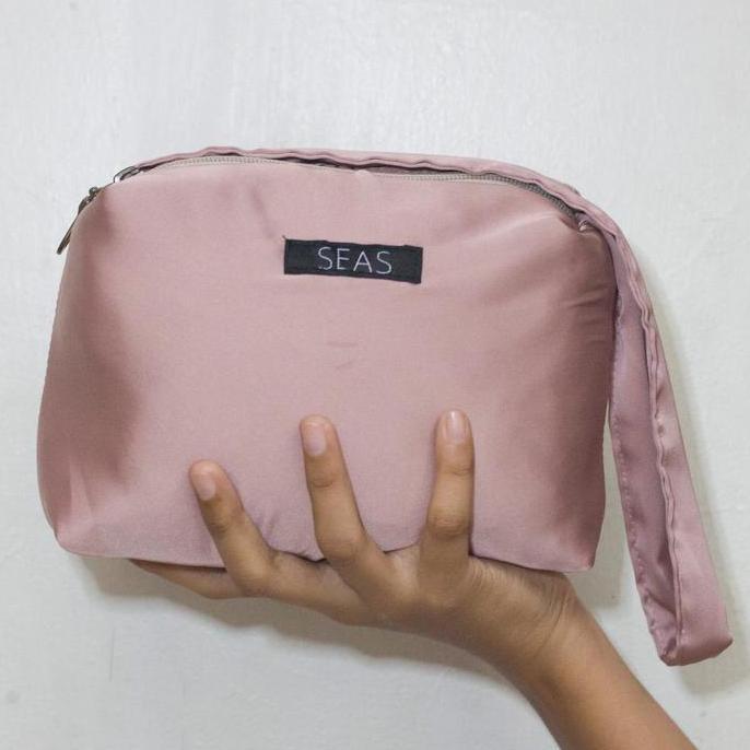 Mukena Travel 2 in 1 Satin Armani Silk Dewasa Seas