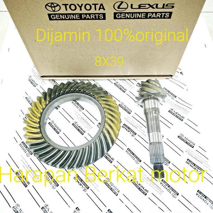 LOMARASHOP GEAR SET CRWON WHELL GIGI GARDAN 8X39 AVANZA VELOZ XENIA ORIGINAL