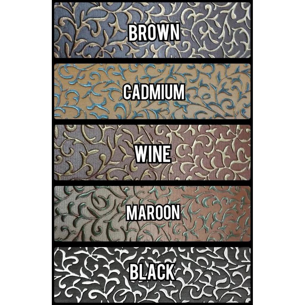 JAVAZAVSTORE KAIN / OSKAR / SPON / KULIT SOFA JOK SINTETIS BUNGA TIMBUL - FLAMINGO