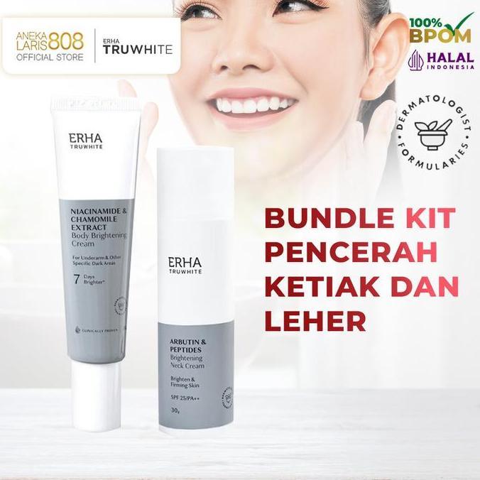 Paket ERHA Pencerah Ketiak dan Leher Truwhite Brightening