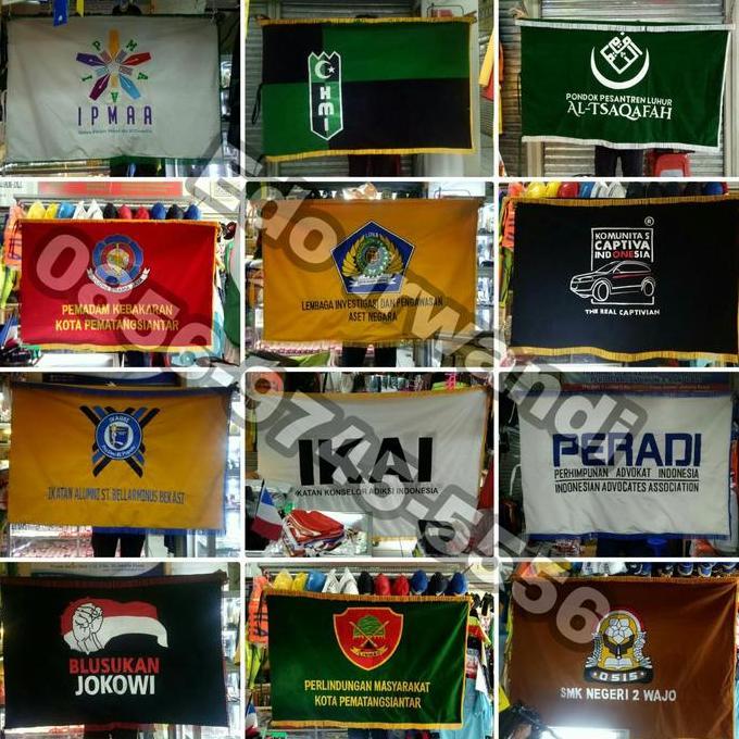 Bendera Pataka Bendera Logo Bordir Bendera Bordir Bendera Ruangan
