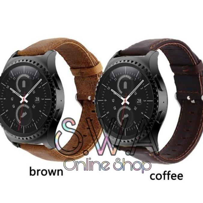 Samsung Gear S2 Classic Strap Kulit Leather Band Smartwatch tghdy murah