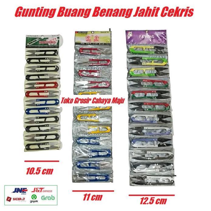 Ready Gunting Buang Benang Jahit Cekris Kecil Sedang Besar (Kangyong, Naga, F-Strong)