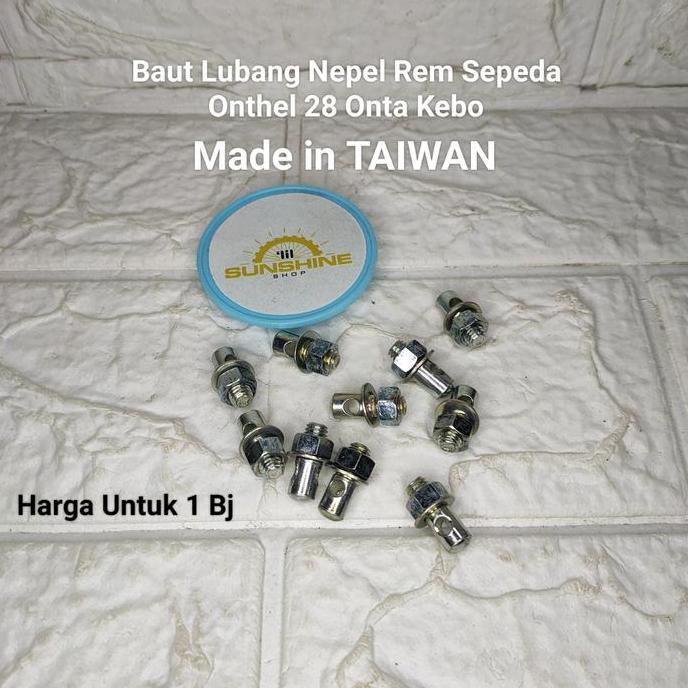 Baut Nepel Rem Sepeda Onthel / Baut Lubang Rem Sepeda Ontel Jadul